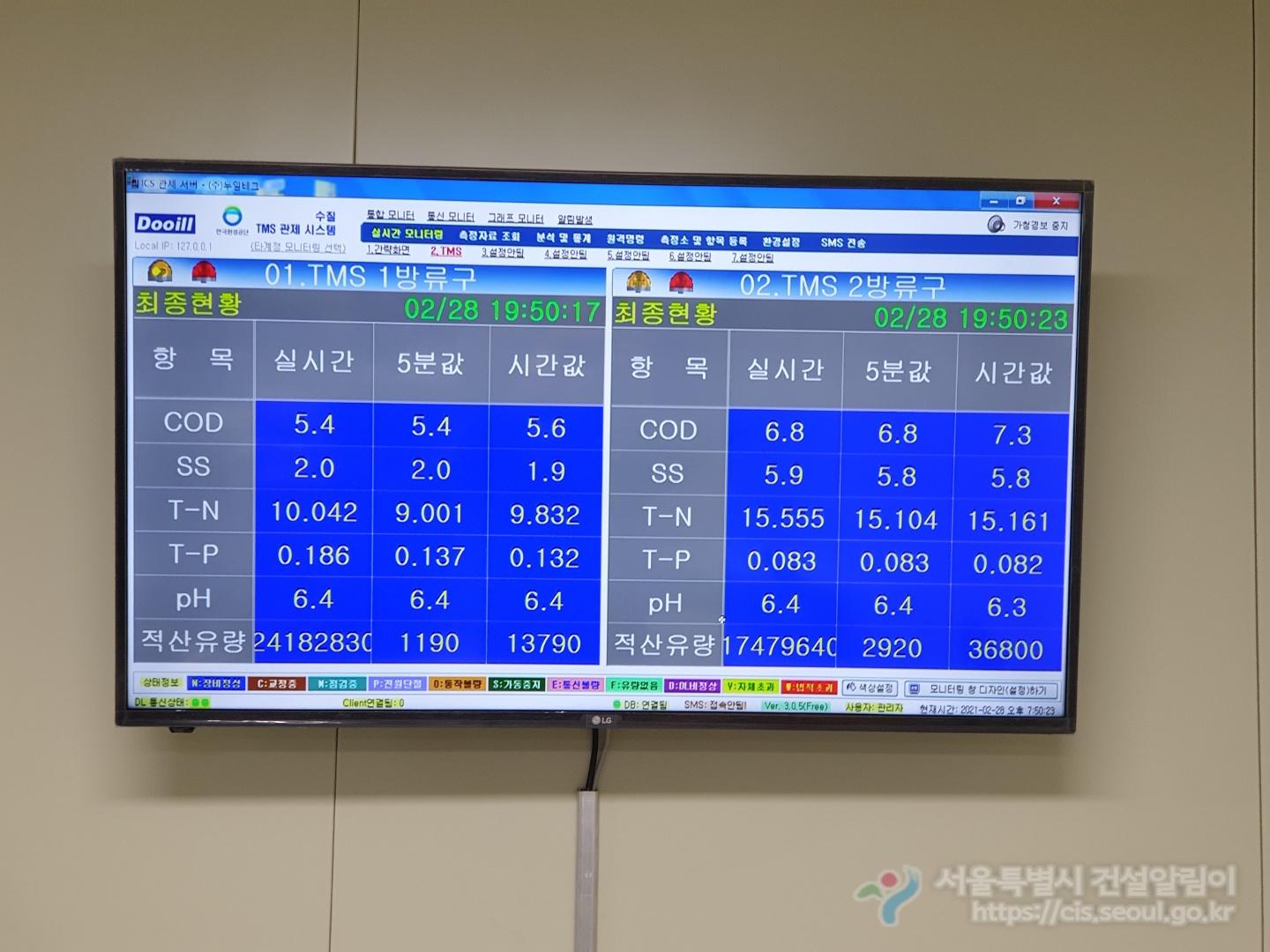 중랑물재생센터 3차(총인)처리시설 기계설비공사(장기-1차) 공정사진9- 2021-04-18 총인처리시설