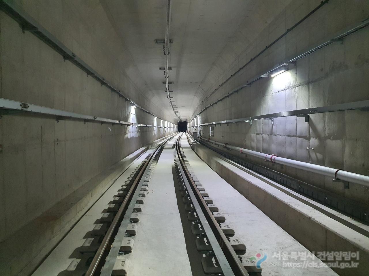 도시철도 하남선(5호선연장) 1단계 전차선공사 공정사진10- 2022-05-13 기지연결선