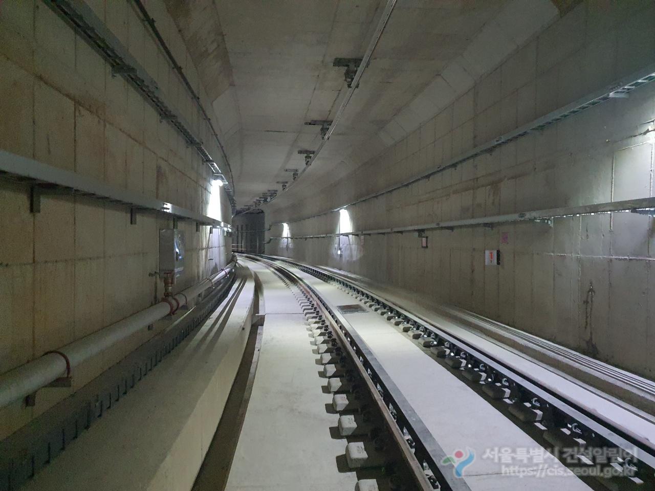 도시철도 하남선(5호선연장) 1단계 전차선공사 공정사진5- 2022-06-17 기지연결선