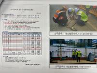 영동대로 지하공간 복합개발 4공구 건설공사(토목) 안전점검일자  2022-07-04 모범유형 안전보건경영체계