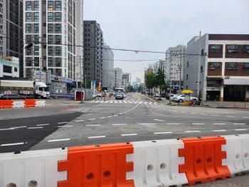 디지털3단지~두산길간 지하차도건설공사 2025년05월18일 벚꽃로 삼거리