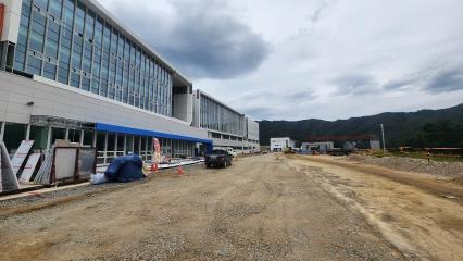 진접선(4호선연장) 차량기지 2공구(차량기지) 건설공사 2025년09월12일 구내도로 R2 0+160~200 
