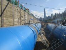 국제교류 복합지구 도로개선사업(1공구) 안전점검일자  2025-10-23 모범유형 추락재해 예방