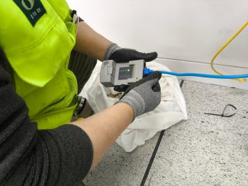 진접선(4호선연장) 차량기지 2구간 정보통신공사 네트워크 케이블 테스트