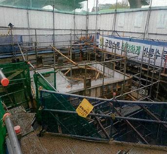 사천 빗물펌프장 유입관로 신설공사 현장 작업 없음