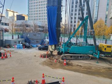 광화문 일대 대심도 빗물배수터널 건설공사 2025년11월23일 환기수직구