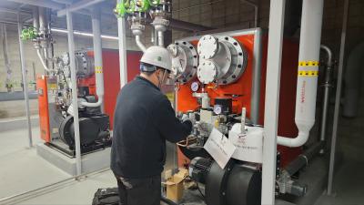 진접선(4호선연장) 차량기지 건설 기계공사 2025년12월02일 종합관리동 기계실