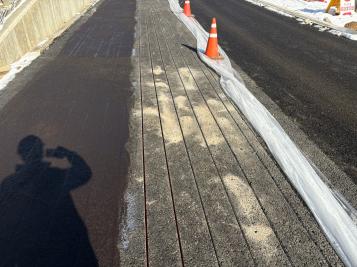 진접선(4호선연장) 차량기지 2공구 건설 전기공사 2025년12월05일 진입도로 하행구간