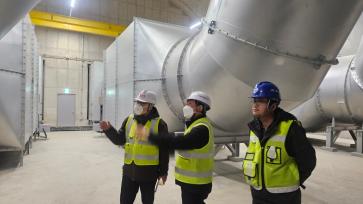 진접선(4호선연장) 차량기지 건설 기계공사 2025년12월09일 인입선 경사갱 환기실