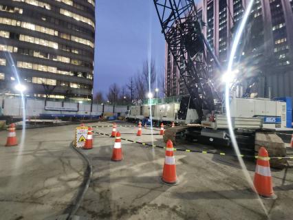 광화문 일대 대심도 빗물배수터널 건설공사 2025년12월14일 환기수직구