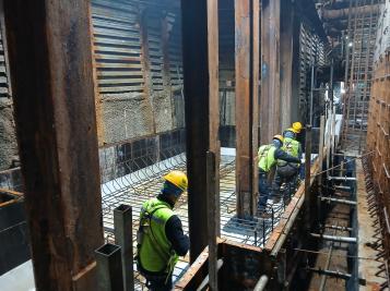 동북선 도시철도 민간투자사업 건설공사(3공구) 가시설 해체