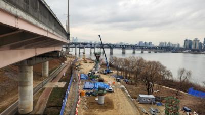 국제교류 복합지구 도로개선사업(2공구) 2026년01월09일 동부간선 진출램프1교