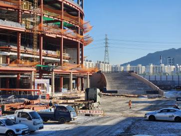 서울아레나 복합문화시설 민간투자사업(BTO) 철골공사