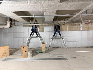 서울 어울림체육센터 건립공사(장기2차) 배수판 설치