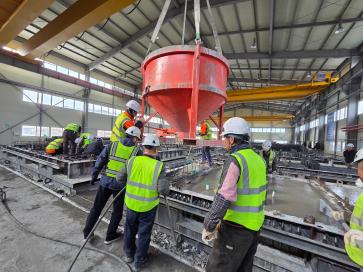 성산대교 본교 성능개선공사 2026년02월08일 PC바닥판 제작공장