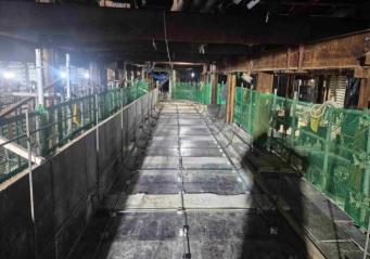 동북선 도시철도 민간투자사업 건설공사(3공구) 113정거장 거푸집 설치