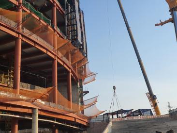 서울아레나 복합문화시설 민간투자사업(BTO) 철골공사