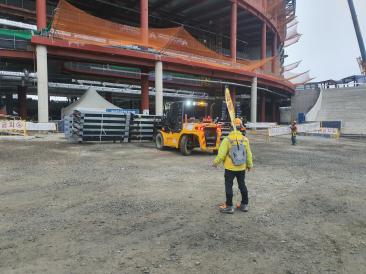 서울아레나 복합문화시설 민간투자사업(BTO) 철골공사