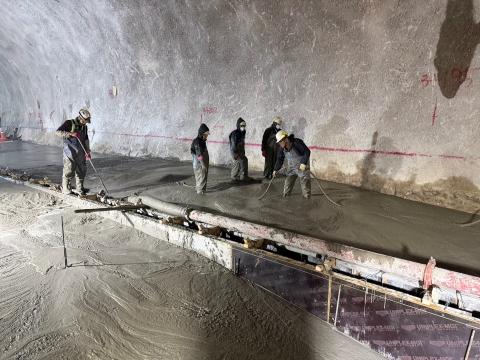 동북선 도시철도 민간투자사업 건설공사(1공구) 버림 타설