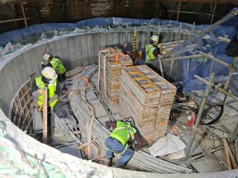 동북선 도시철도 민간투자사업 건설공사(1공구) 수직구 구조물