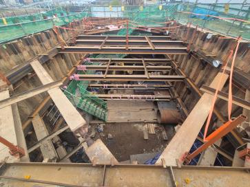 서부간선도로 일반도로화 및 친환경공간 조성공사 전경