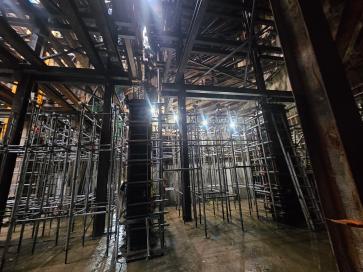 천연동 복합센터 건립사업 신축공사(타절 후 잔여공사) 시스템동바리 설치