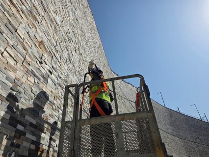 진접선(4호선연장) 차량기지 2공구(차량기지) 건설공사 2026년04월14일 성토부1-1 보수작업