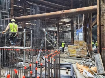 동북선 도시철도 민간투자사업 건설공사(1공구) 3span B3 1단벽체 구조물