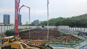 양곡도매시장 건립공사 철근콘크리트공사