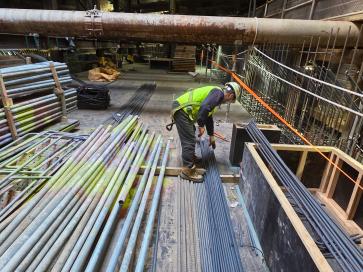 동북선 도시철도 민간투자사업 건설공사(1공구) 대합실 B1` 슬래브 구조물