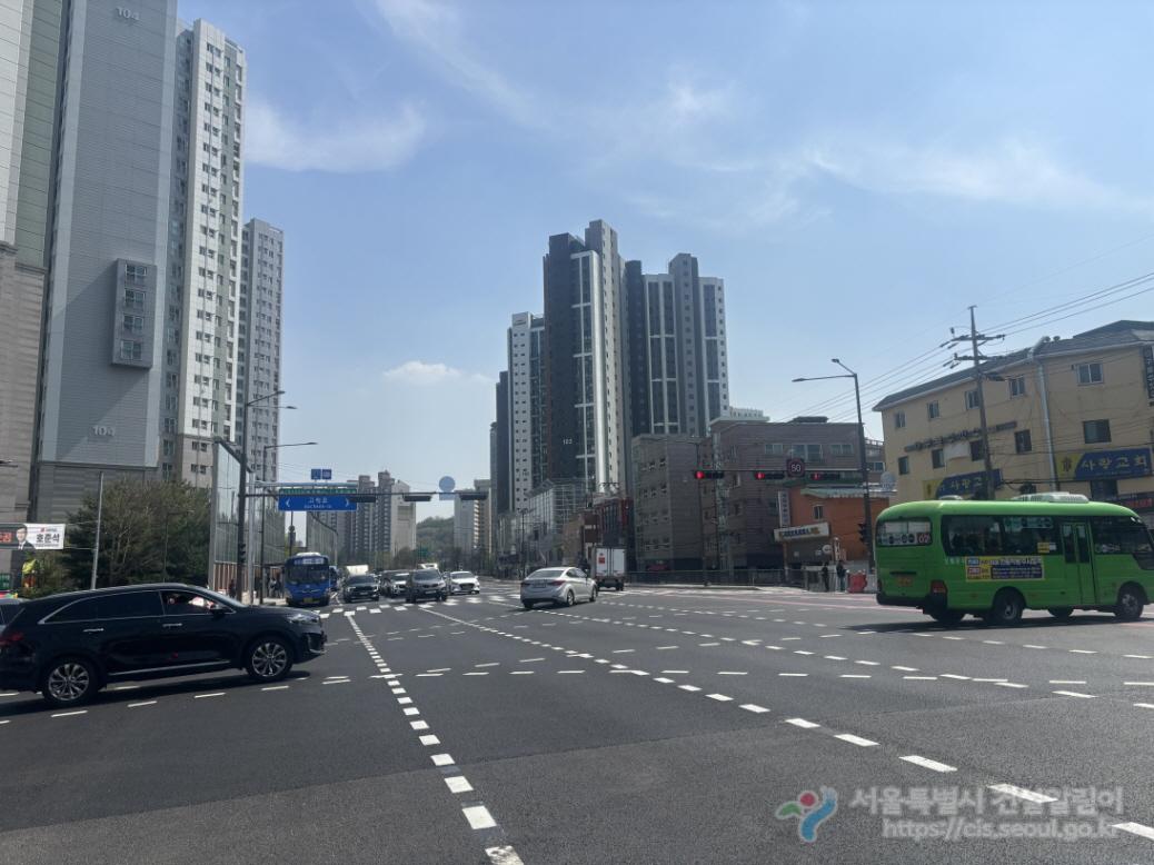 남부순환로 평탄화 공사 완료 이후