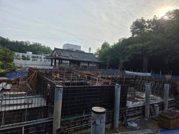 서울소방학교 실화재훈련장 건립공사 (장기계속-1차) 철근 및 형틀
