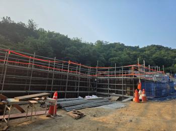 서울소방학교 실화재훈련장 건립공사 (장기계속-1차) 철근 및 형틀