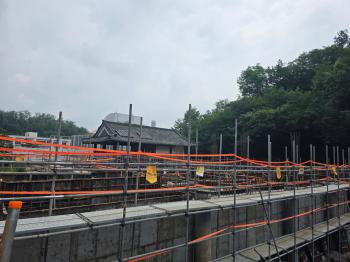 서울소방학교 실화재훈련장 건립공사 (장기계속-1차) 철근 및 형틀
