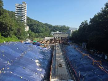 서울소방학교 실화재훈련장 건립공사 (장기계속-1차) 철근 및 형틀
